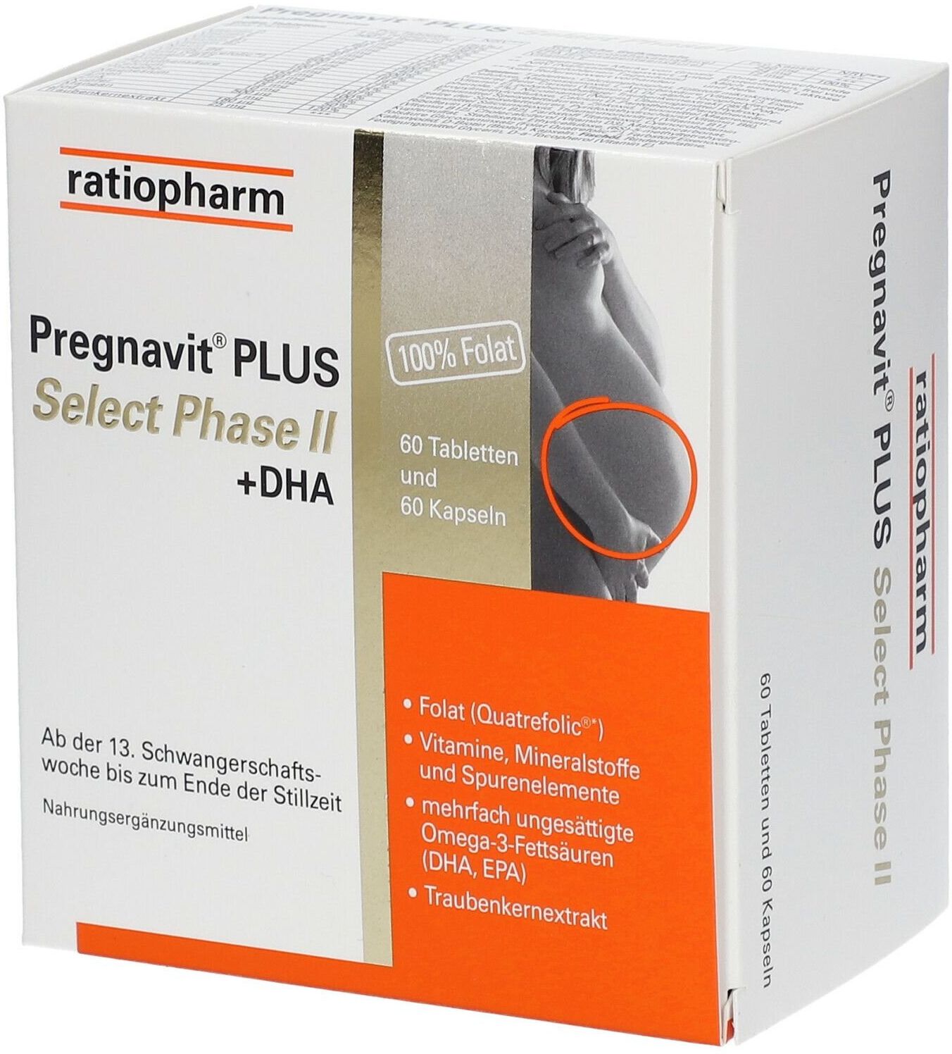 Pregnavit PLUS Select Phase II +DHA  Tagesportionen 60 Stk.