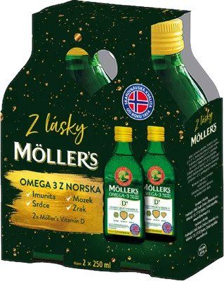Möllers Geschenkpackung Omega 3, 2 x 250 ml