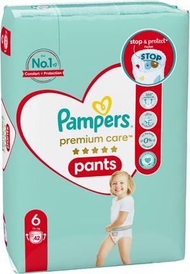 Pampers Premium Care Pants Windelhöschen Größe 6, 15+ kg, 42 Stk.