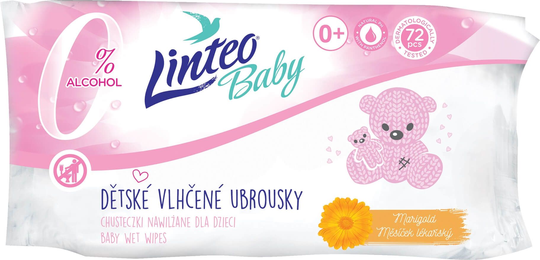 Linteo Baby Feuchttücher Mit Ringelblume 72 Stk.