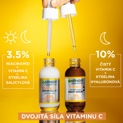 Garnier Vitamin C Serum - Set für Tag und Nacht, 2 x 30 ml