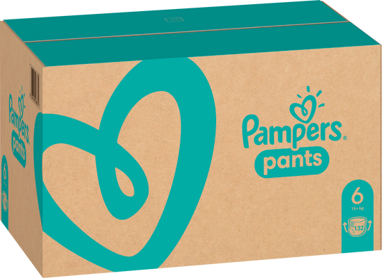 Pampers Windelhosen Pants Größe 6 X, 15kg+ 132 Stk.