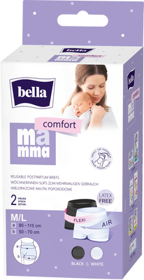 Bella Mamma Comfort postpartale Höschen M/L 2 Stk.